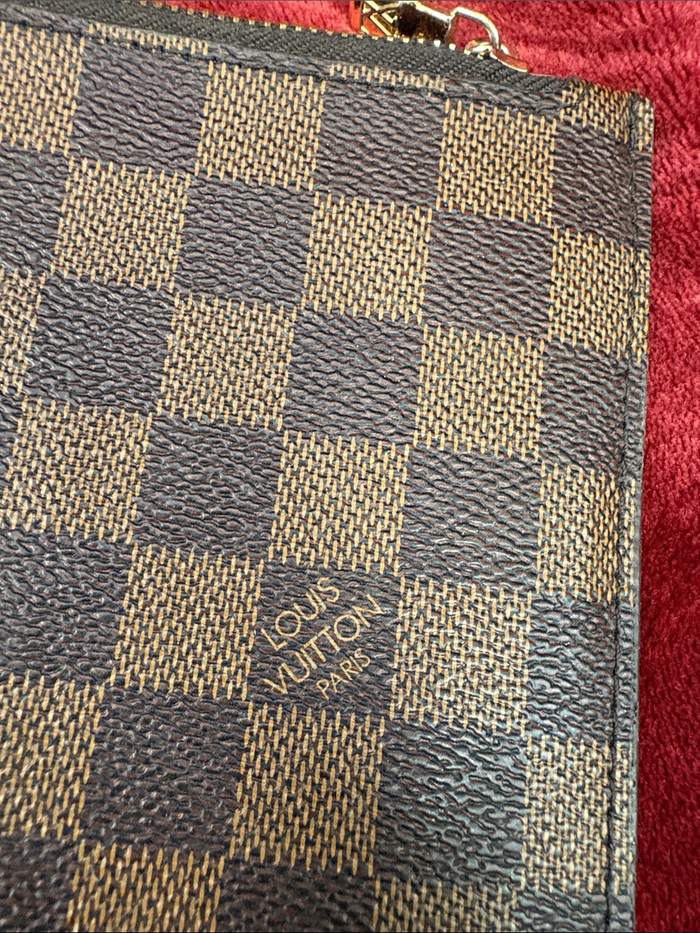 Louis Vuitton Brown Checkered Wristlet Pouch - Picture 9 of 9